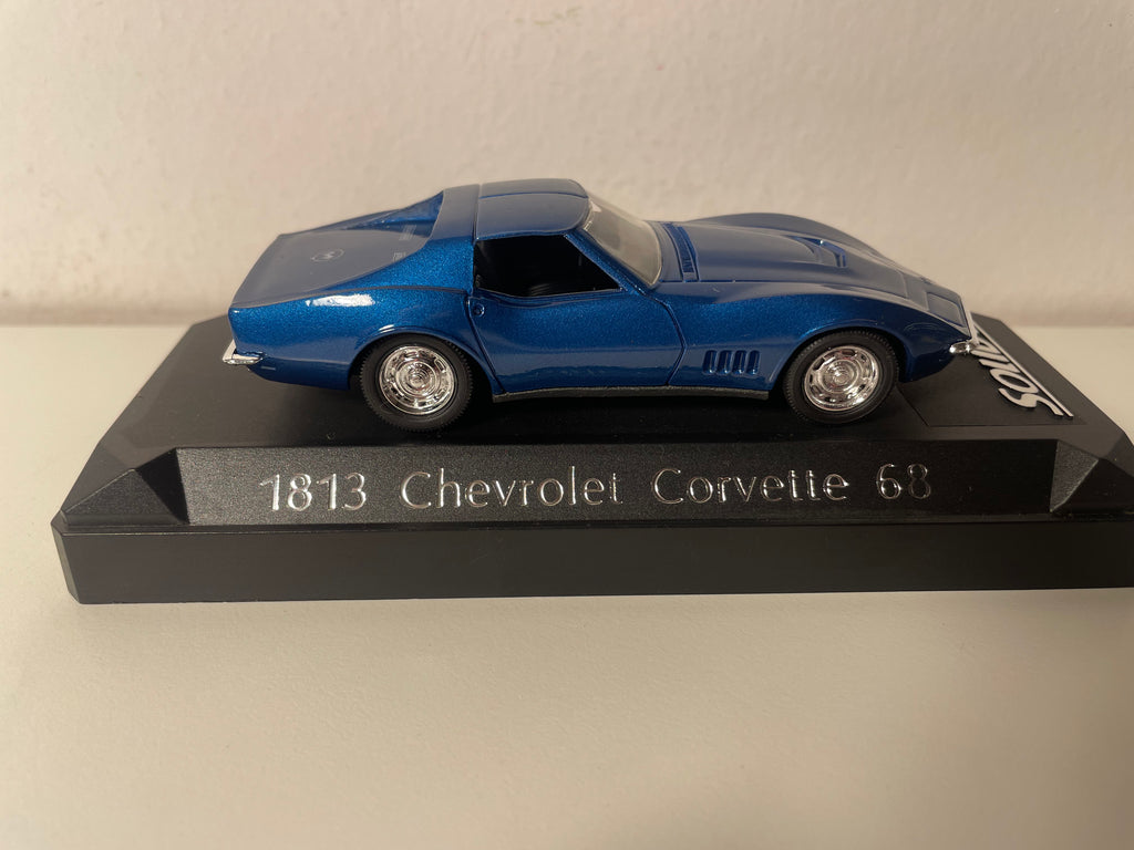 Chevrolet Corvette bleue de 1968 - Solido référence 1813 (voiture amèricaine)