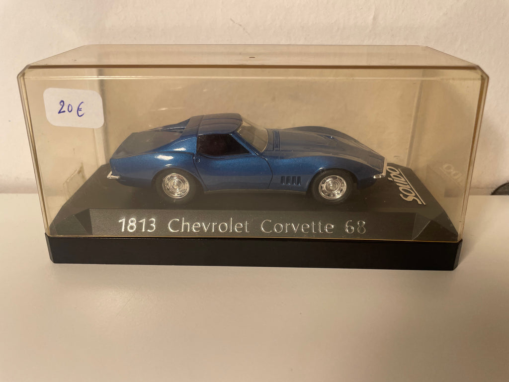 Chevrolet Corvette bleue de 1968 - Solido référence 1813 (voiture amèricaine)
