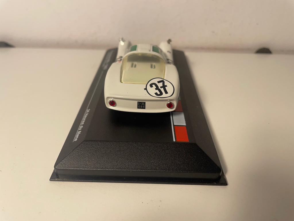 Porsche 906 Weiß und Rot Nummer 37 - 24 Stunden von Le Mans 1967