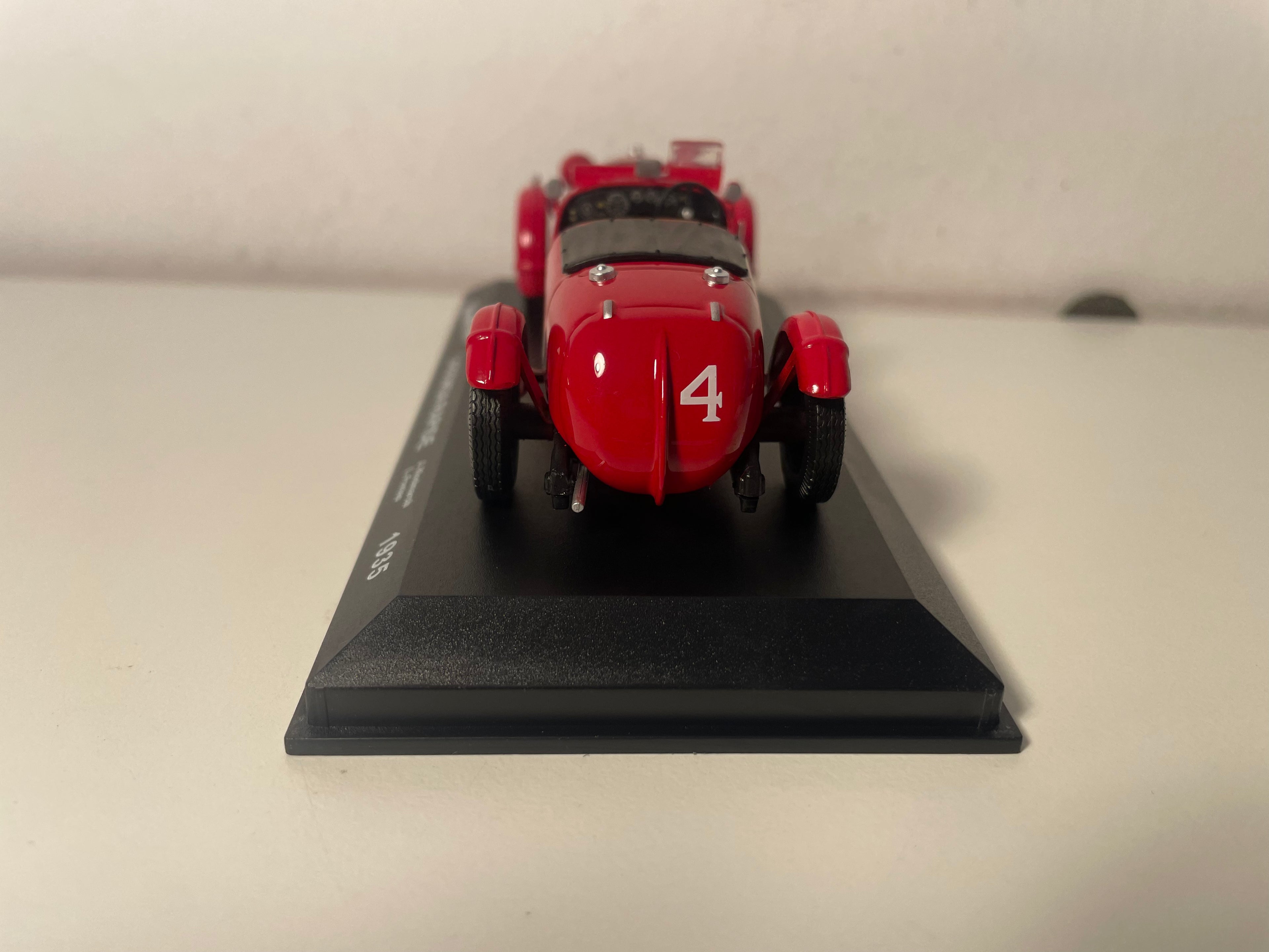 Lagonda Rapide rojo número 4 (24 Horas de Le Mans de 1935)