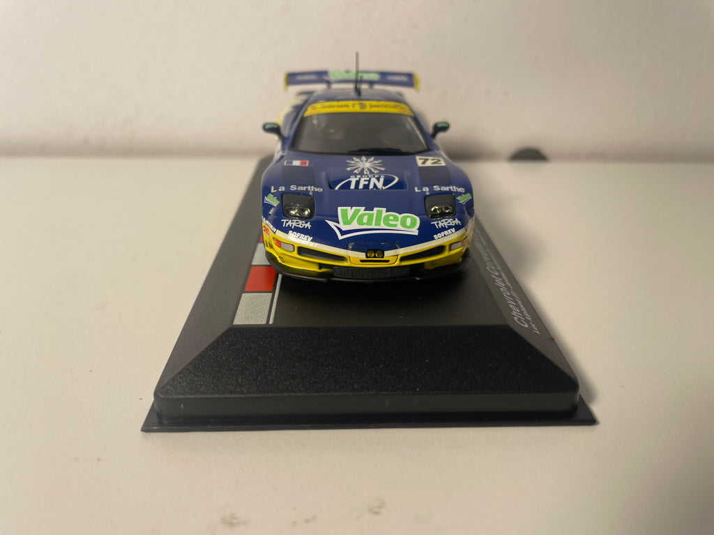 Chevrolet Corvette C5R bleue et jaune numéro 72 - 24 heures du Mans de 2006