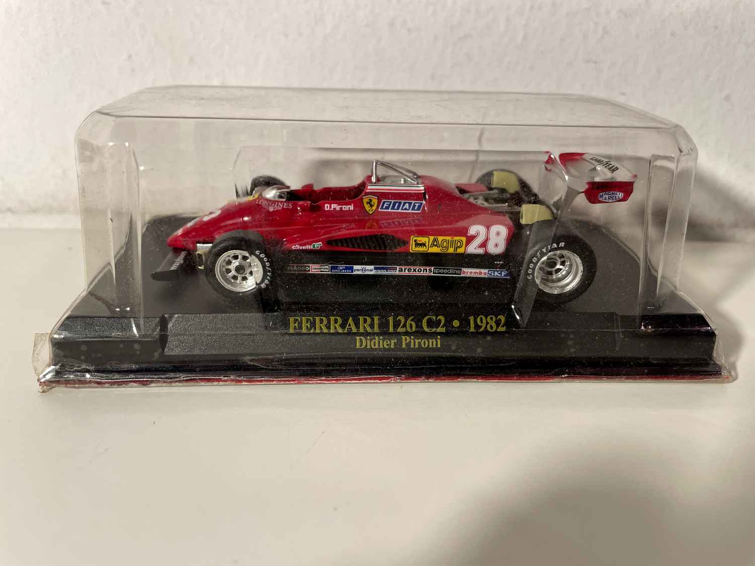 Ferrari 126 C2 rot Nummer 28 von 1982 - Formel 1 (Altaya)