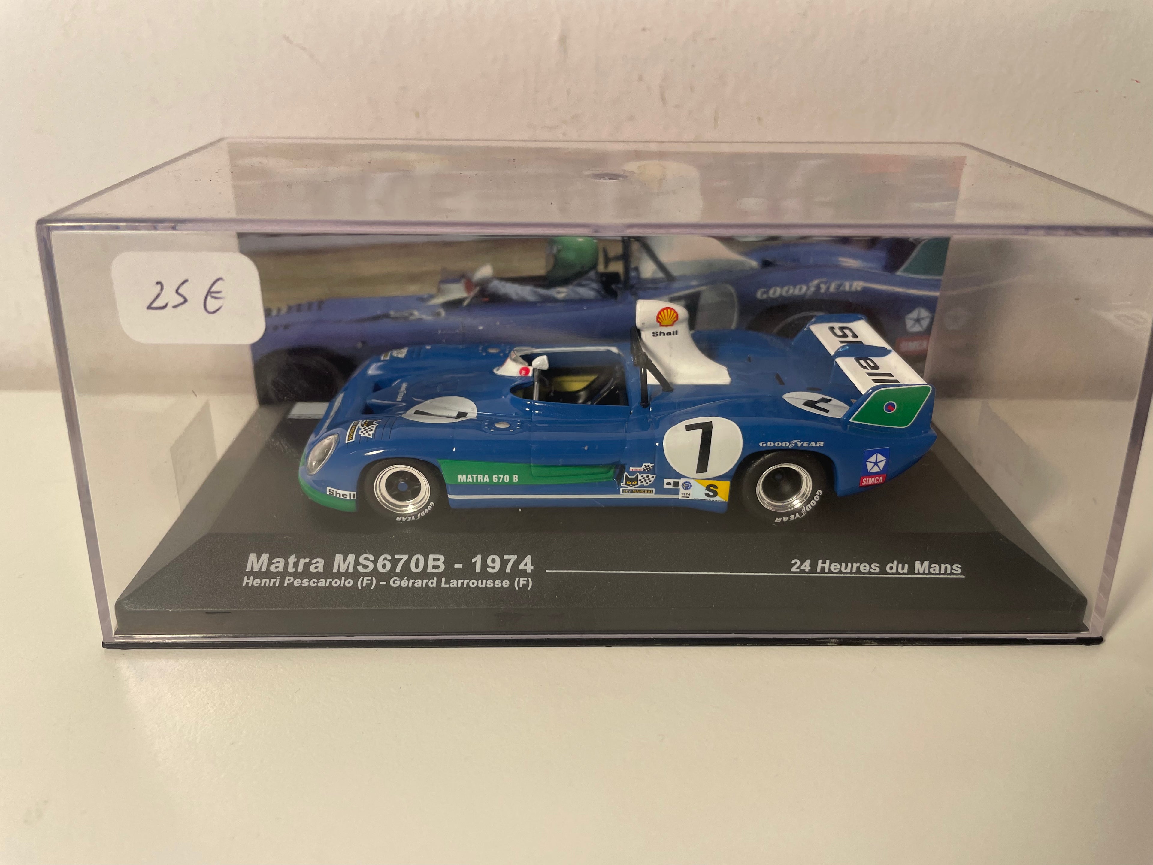 Matra MS670B azul número 7 (24 Horas de Le Mans 1974)