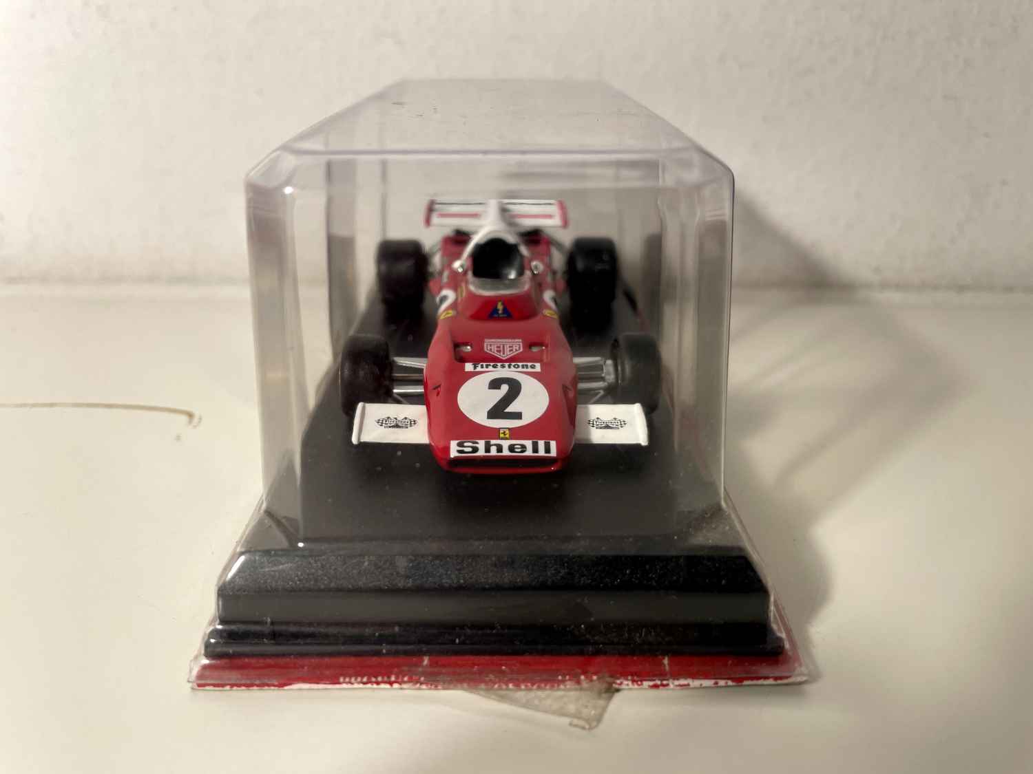 Ferrari F312 B2 rouge et blanche numéro 2 - Formule 1 (blister)