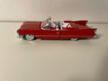 Cadillac convertible rojo de 1959 - Matchbox Collectibles - Edición Platino (coche americano)