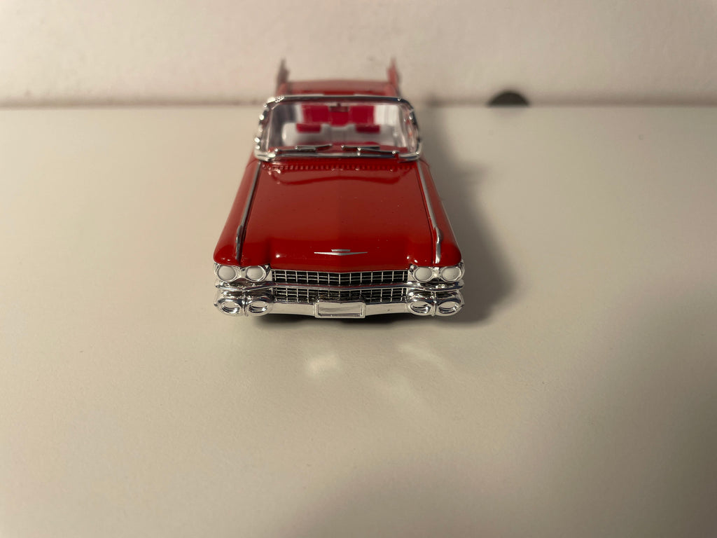 Cadillac convertible rojo de 1959 - Matchbox Collectibles - Edición Platino (coche americano)