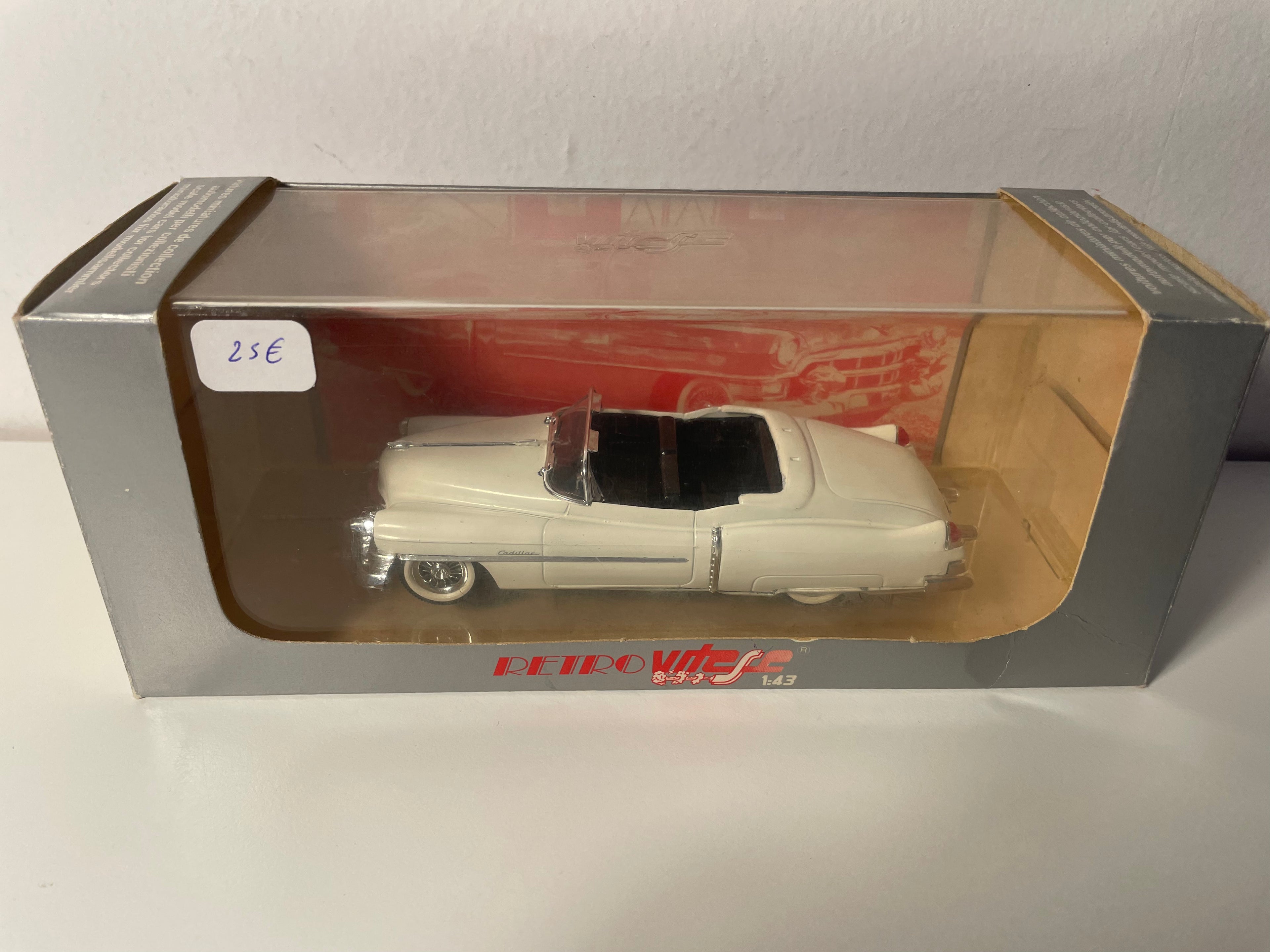 Cadillac Cabriolet Eldorado wäiss 1950-53 - RETRO VITESSE (amerikanescht Auto)