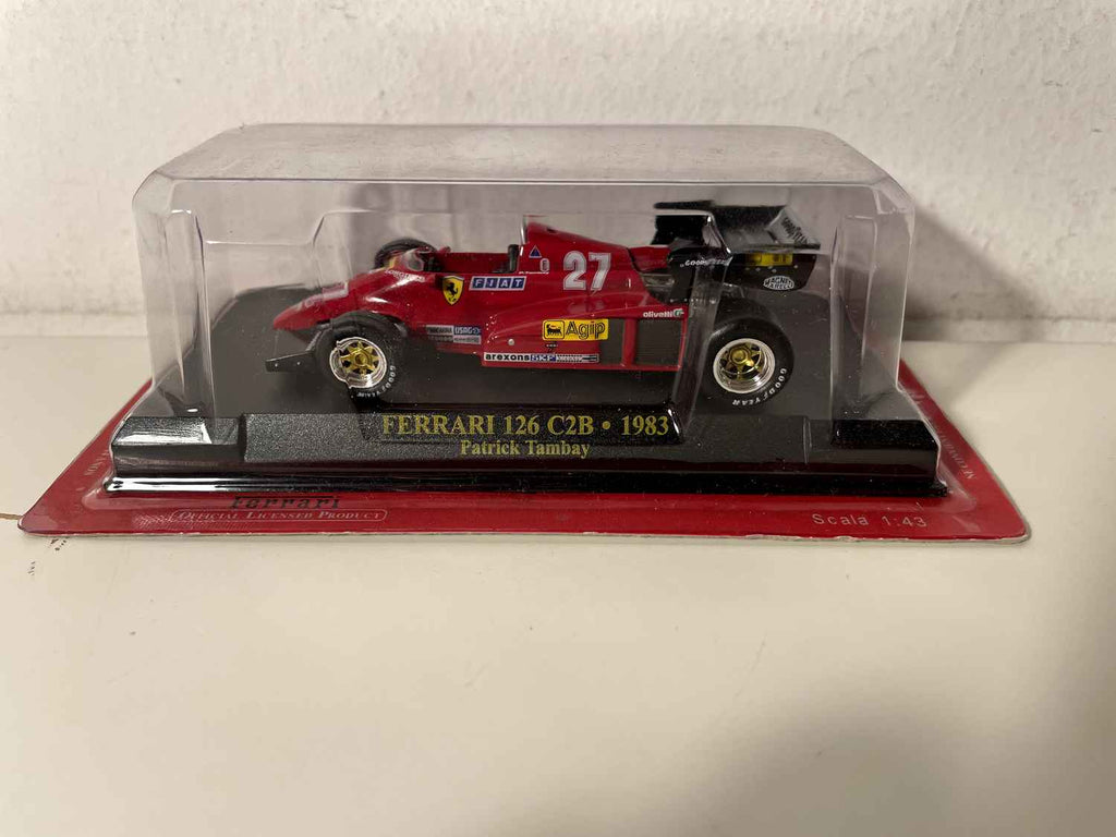 Ferrari 126 C2B rossa numero 27 del 1983 - Formula 1 (Altaya)