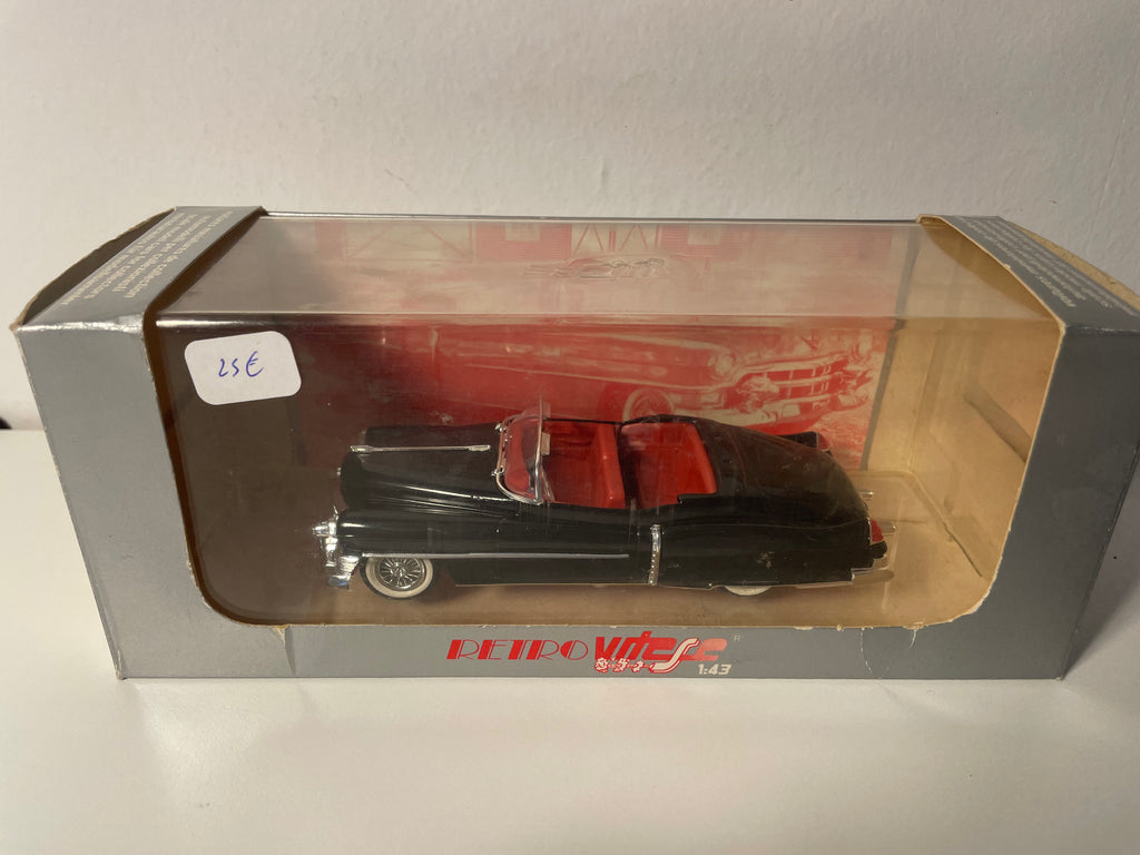 Cadillac Cabriolet Eldorado schwaarz aus 1950-53 - Retro Vitesse (amerikanescht Auto)