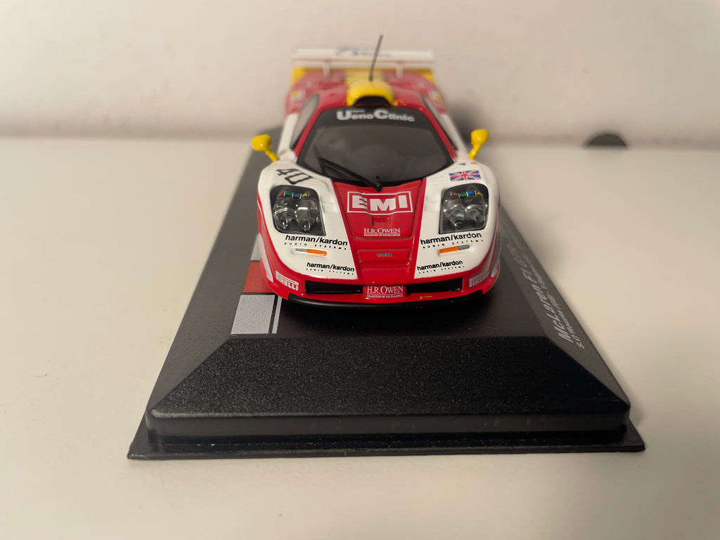 McLaren F1 GTR red, white and yellow number 40 - 24 Hours of Le Mans 1998