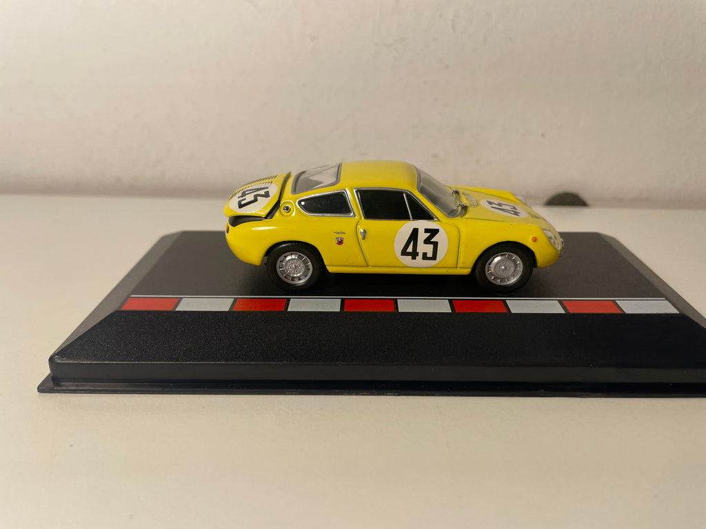 Simca Abarth 1300 yellow number 43 - 24 Hours of Le Mans 1962