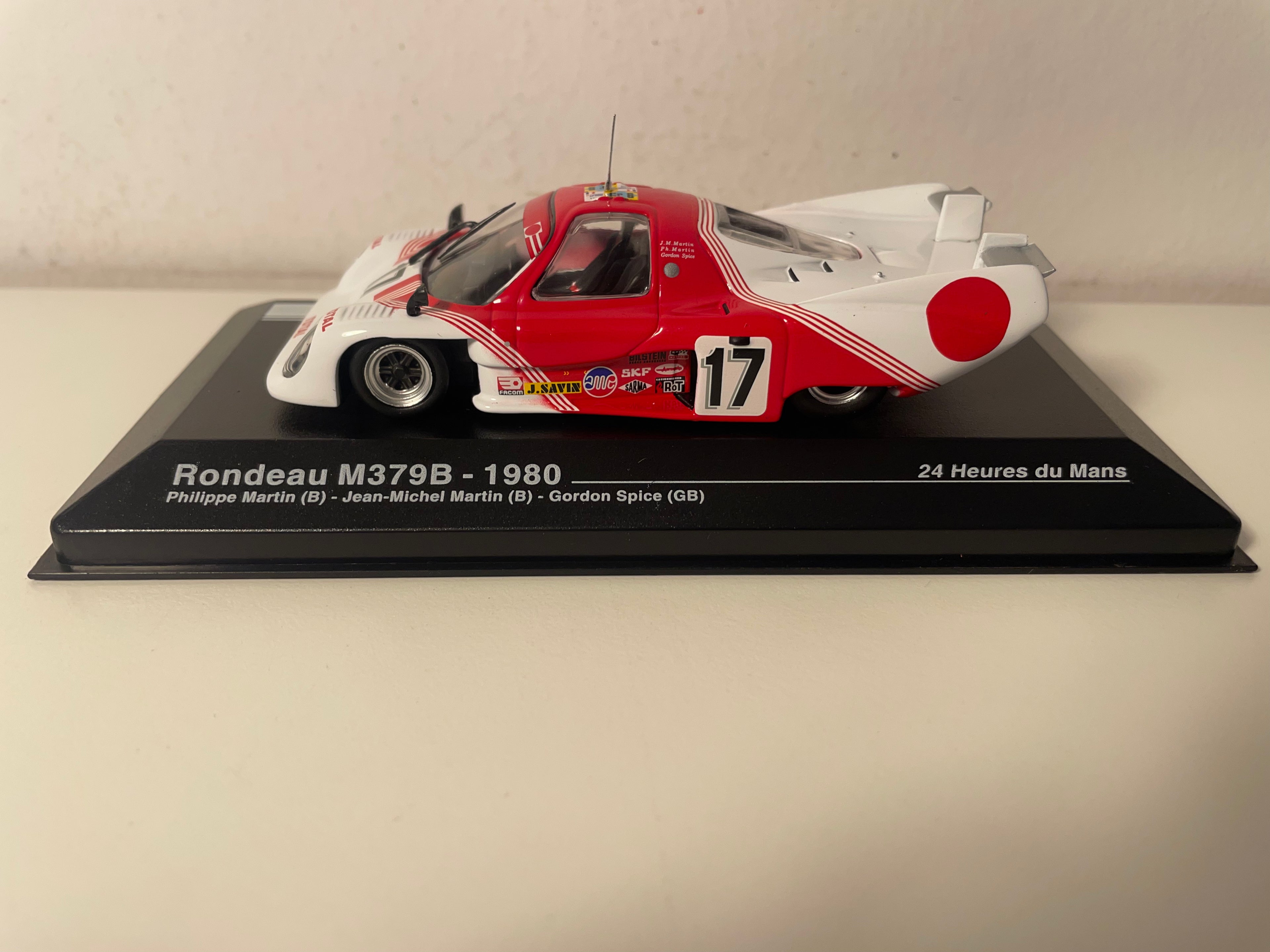 Rondeau M379B blanche et rouge numéro 17 - 24 heures du Mans de 1980
