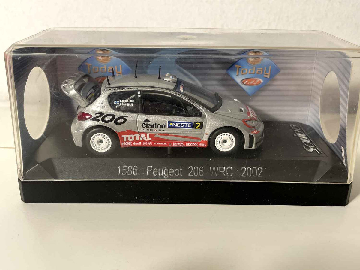 Peugeot 206 WRC grau von 2002 - Solido Referenz 1586