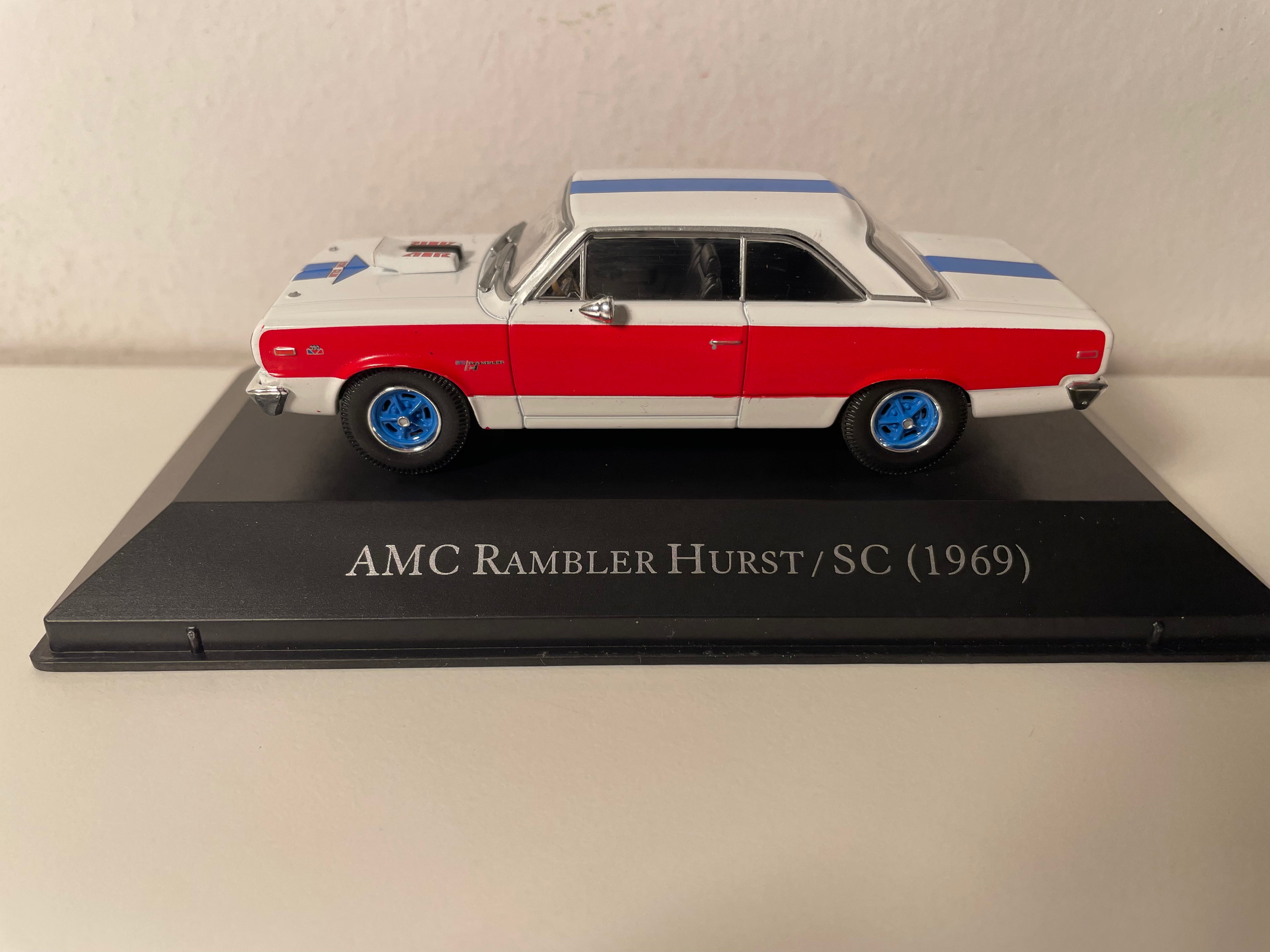 1969 AMC Rambler Hurst/SC White, Red and Blue (American Car)