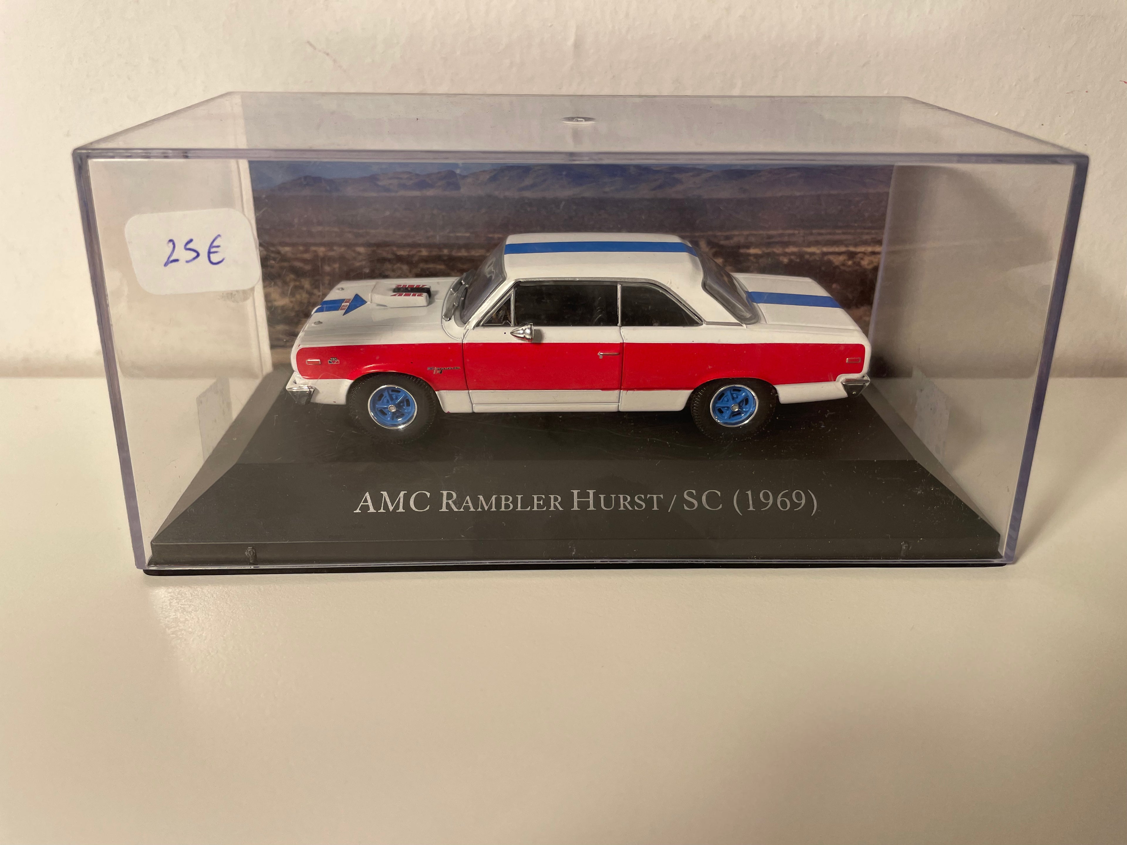 1969 AMC Rambler Hurst/SC White, Red and Blue (American Car)