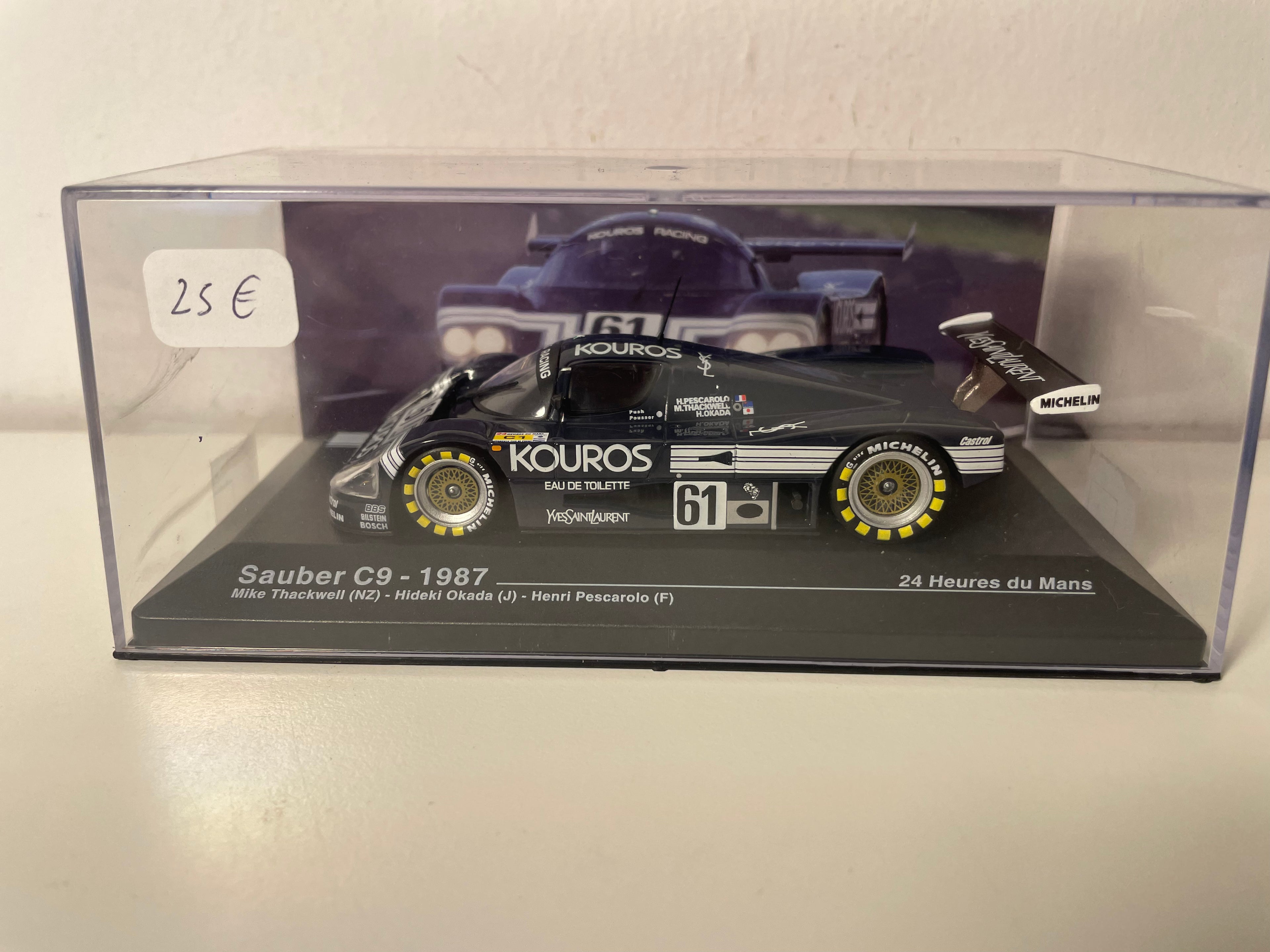 Sauber C9 Dunkelblau Nummer 61 - 24 Stunden von Le Mans 1987
