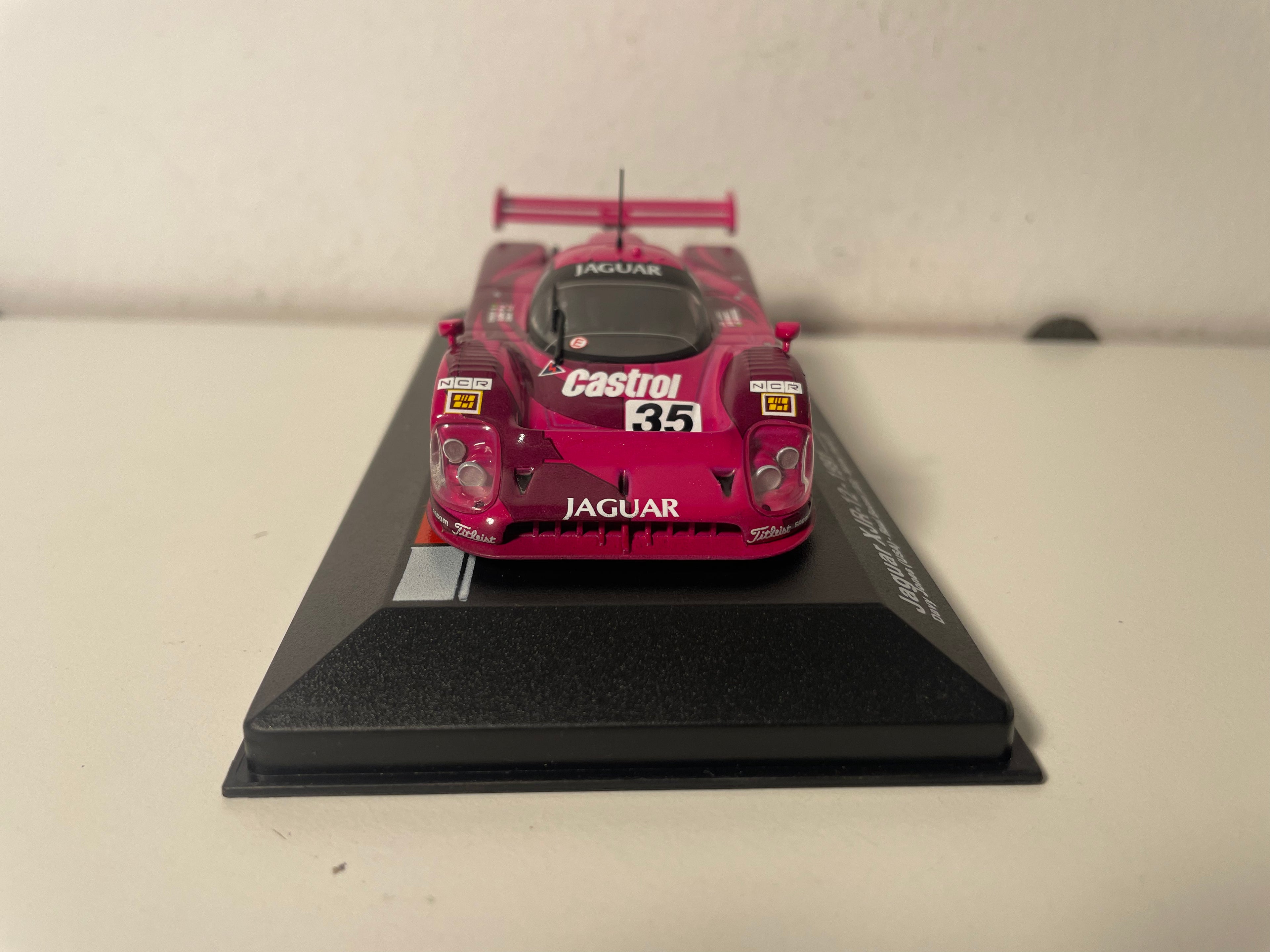 Dark Pink Jaguar XJR-12 Number 35 (24 Hours of Le Mans)