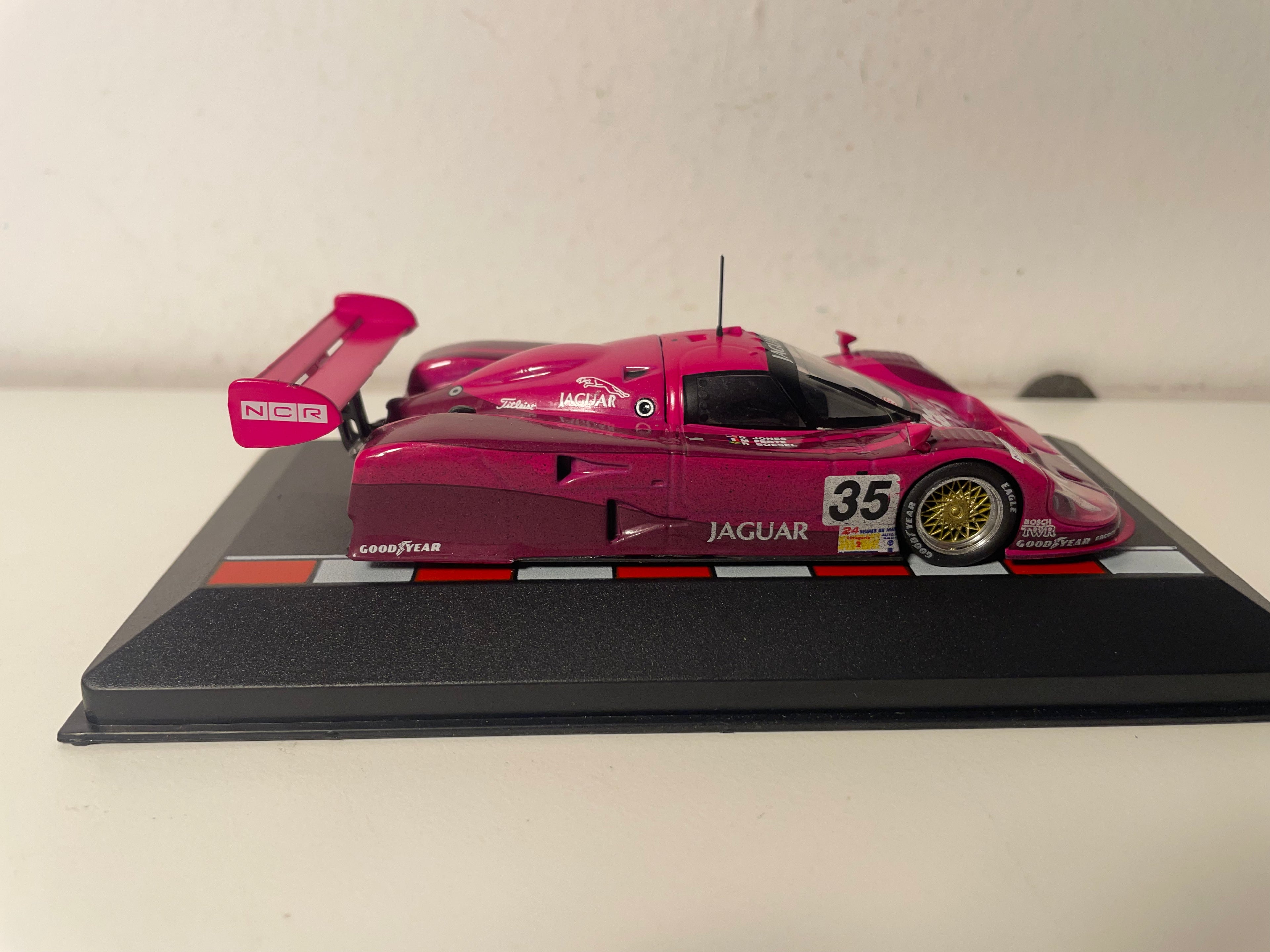Dark Pink Jaguar XJR-12 Number 35 (24 Hours of Le Mans)