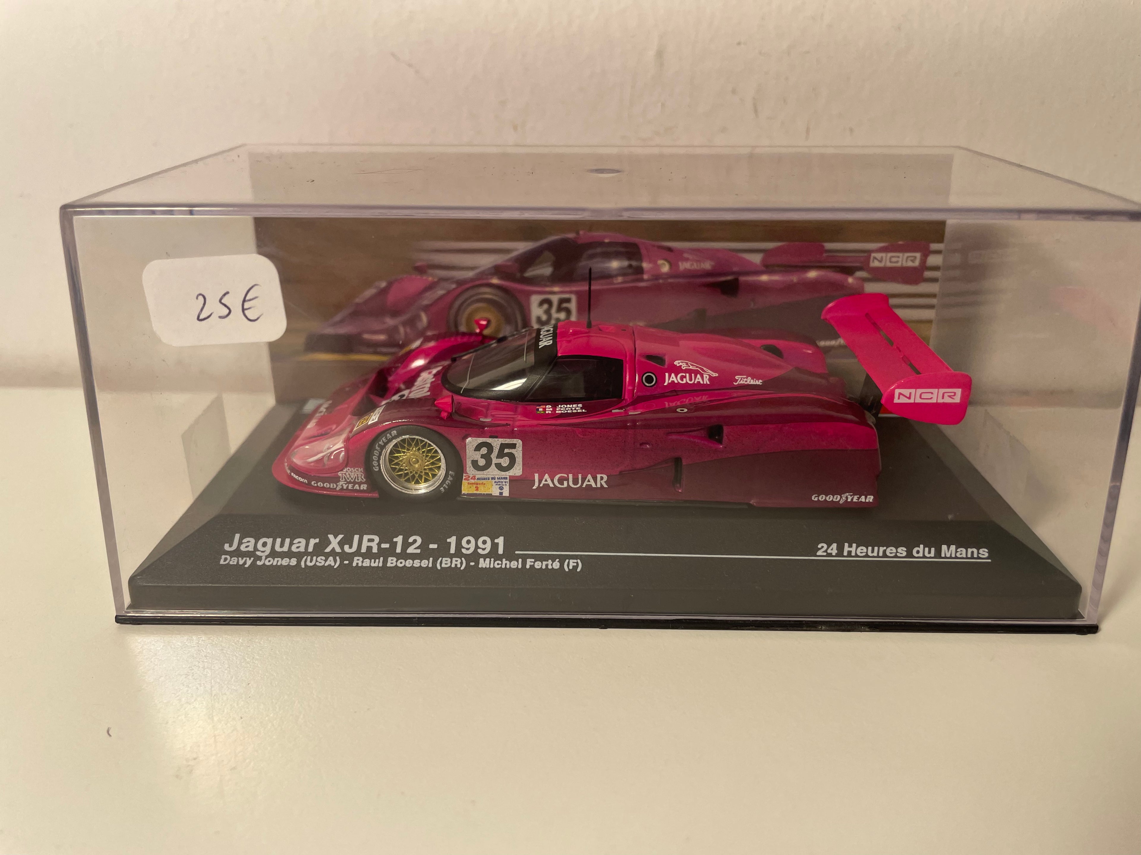 Dark Pink Jaguar XJR-12 Number 35 (24 Hours of Le Mans)