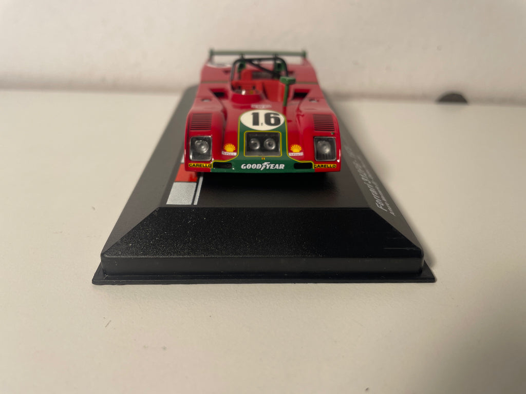 Ferrari 312PB rouge numéro 16 - 24 heures du Mans de 1973