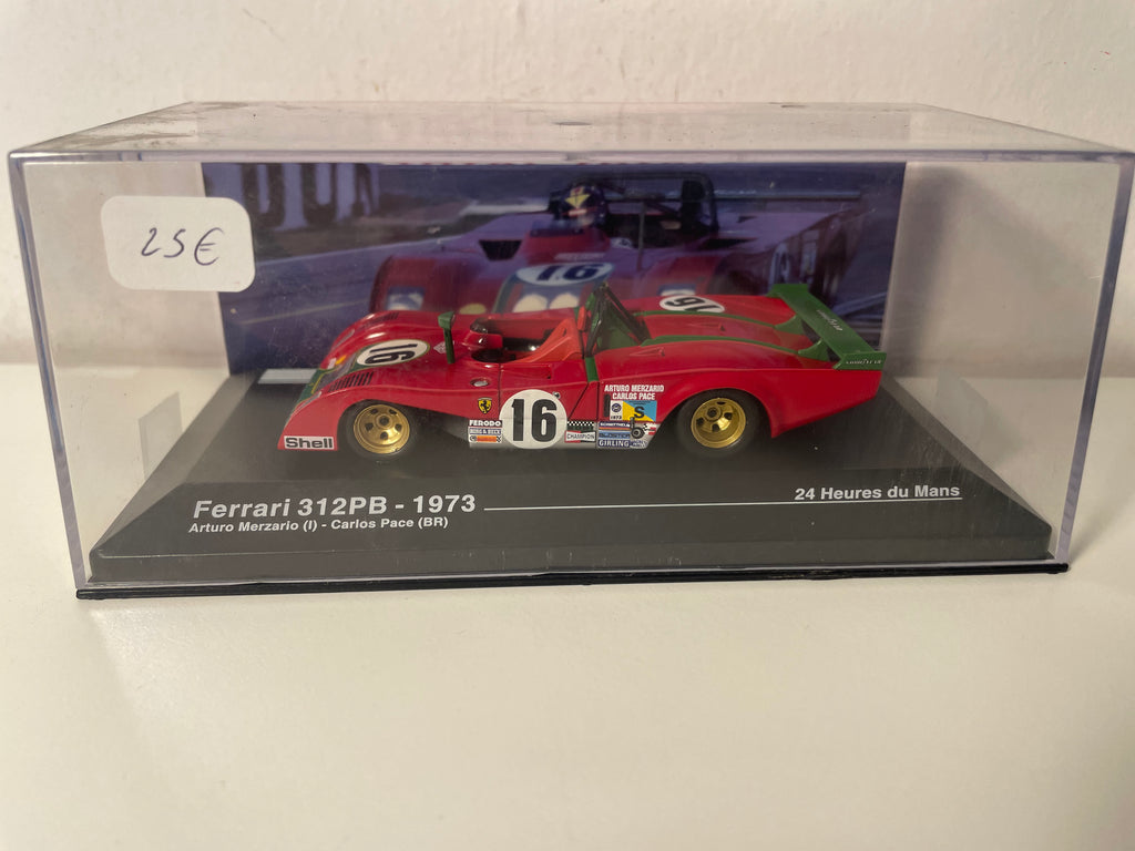 Ferrari 312PB rouge numéro 16 - 24 heures du Mans de 1973