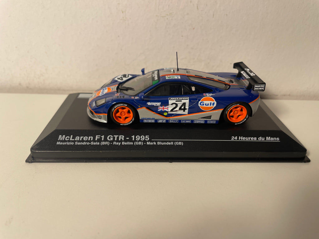 McLaren F1 GTR blau, grau und orange Nummer 24 - 24 Stunden von Le Mans 1995