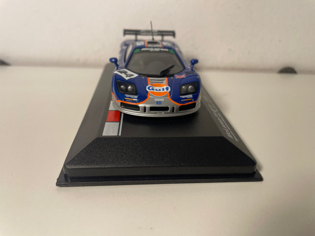 McLaren F1 GTR blau, grau und orange Nummer 24 - 24 Stunden von Le Mans 1995
