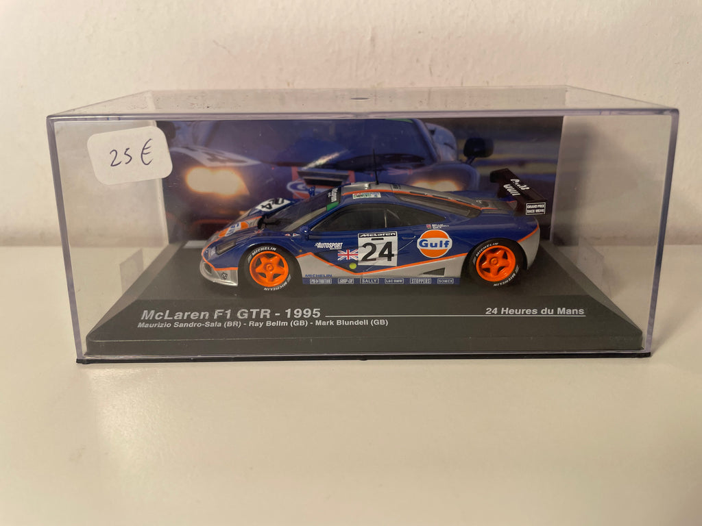 McLaren F1 GTR blau, grau und orange Nummer 24 - 24 Stunden von Le Mans 1995