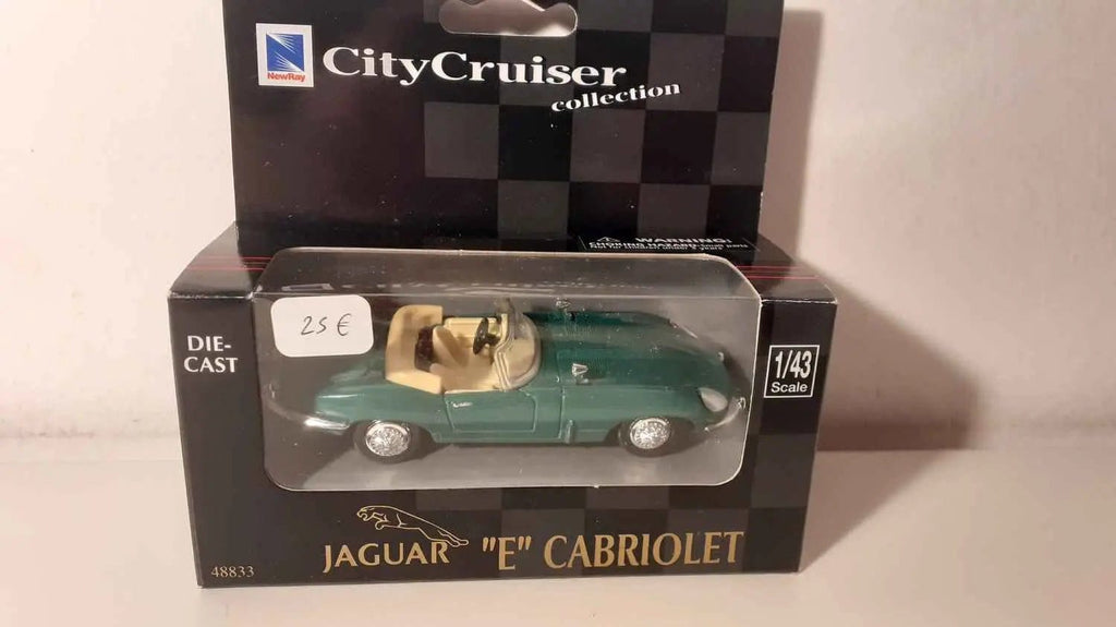 Jaguar E verte cabriolet Bernard Miniatures