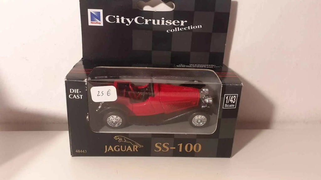 Jaguar SS-100 rouge Bernard Miniatures