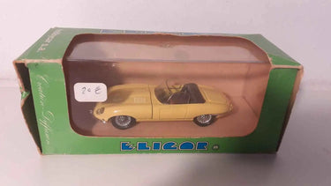 Jaguar type E Roadster jaune de 1964 (Eligor) Bernard Miniatures