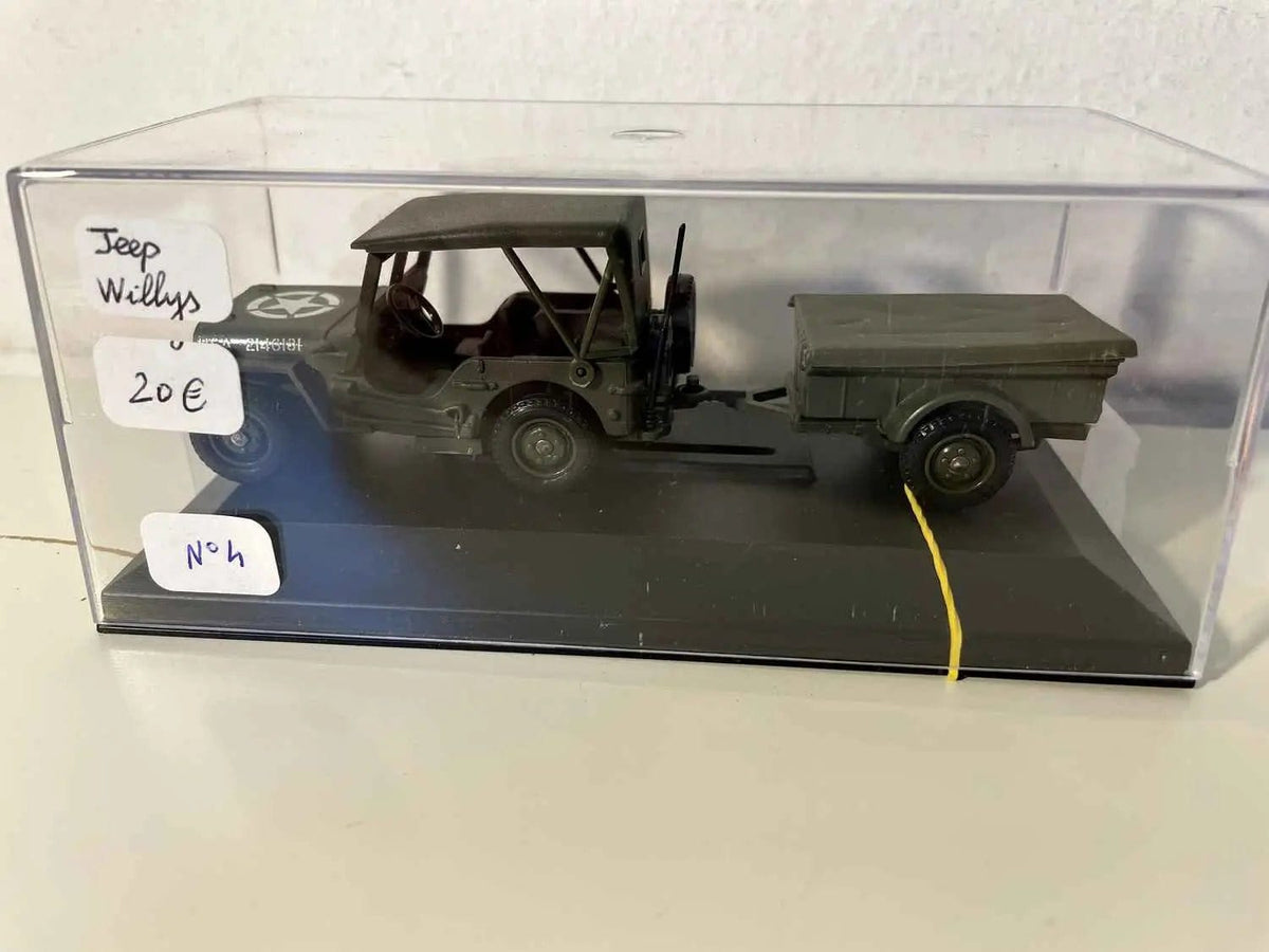 Jeep Willys + remorque (collection Solido) - boite N°4 Bernard Miniatures