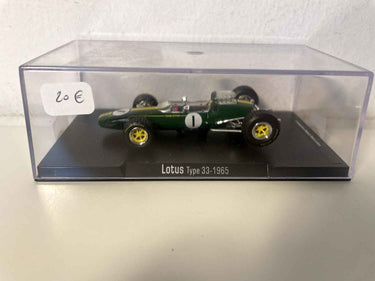Lotus type 33 verte numéro 1 de 1965 (Formule 1) Bernard Miniatures