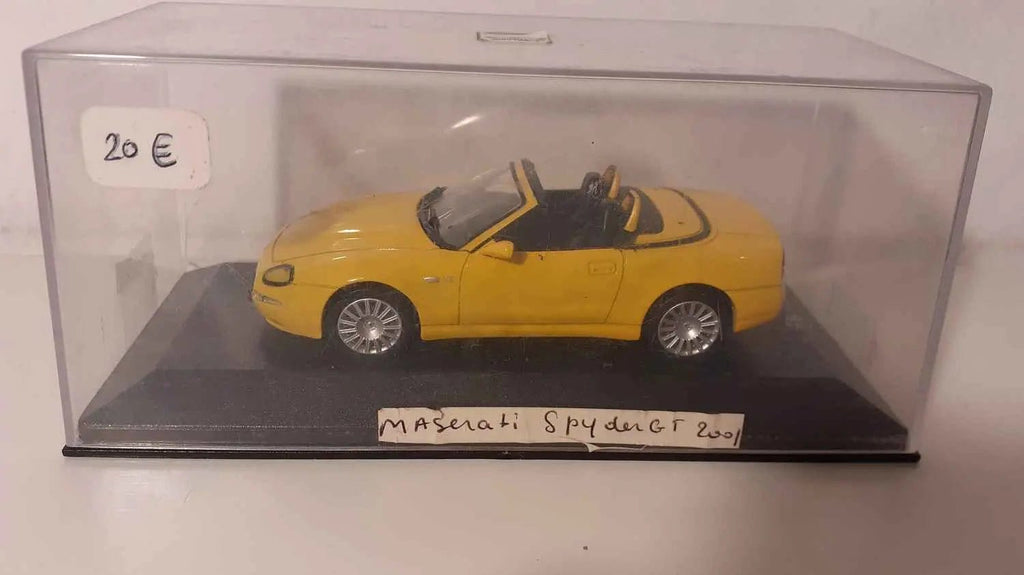 Maserati Spyder GT jaune de 2001 Bernard Miniatures