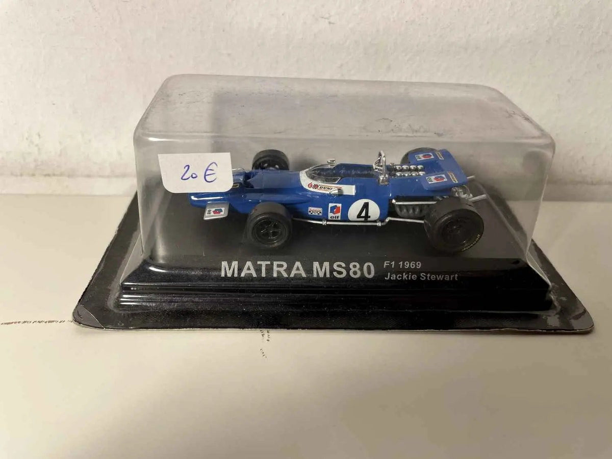 Matra MS80 bleue numéro 4 de 1969 (Formule 1) Bernard Miniatures