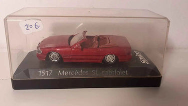 Mercedes SL cabriolet rouge foncé Bernard Miniatures