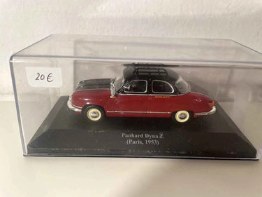 Panhard Dyna Z TAXI bordeaux et noir de 1953 Bernard Miniatures