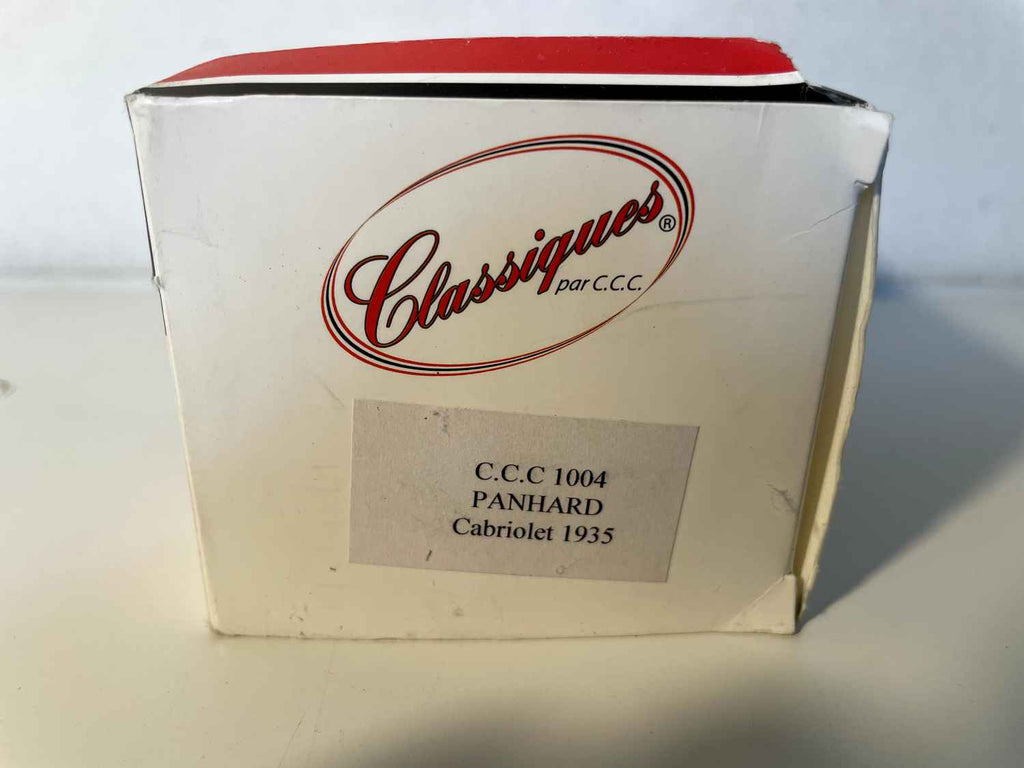 Panhard cabriolet blanche de 1935 (Collection C.C.C.) Bernard Miniatures