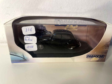 Peugeot 202 berline noire de 1938 (Paradcar) Bernard Miniatures