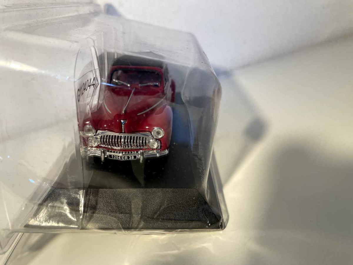 Peugeot 203 découvrable bordeaux et capote noire de 1954 (blister) Bernard Miniatures