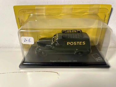 Peugeot 203 fourgonnette verte foncée de 1950 la Poste - PTT Bernard Miniatures
