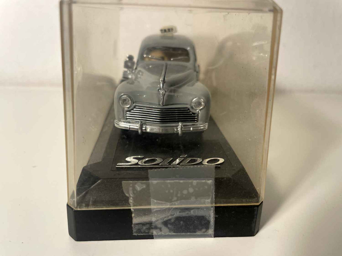 Peugeot 203 gris TAXI (Solido référence 4557) Bernard Miniatures
