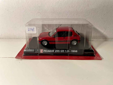 Peugeot 205 GTI 1.9 rouge de 1986 (blister) AUTO-PLUS Bernard Miniatures