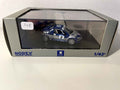 Peugeot 206cc de course bleue et grise avec le numéro 2 saison 2002 (coffret boite rectangle) Norev Bernard Miniatures