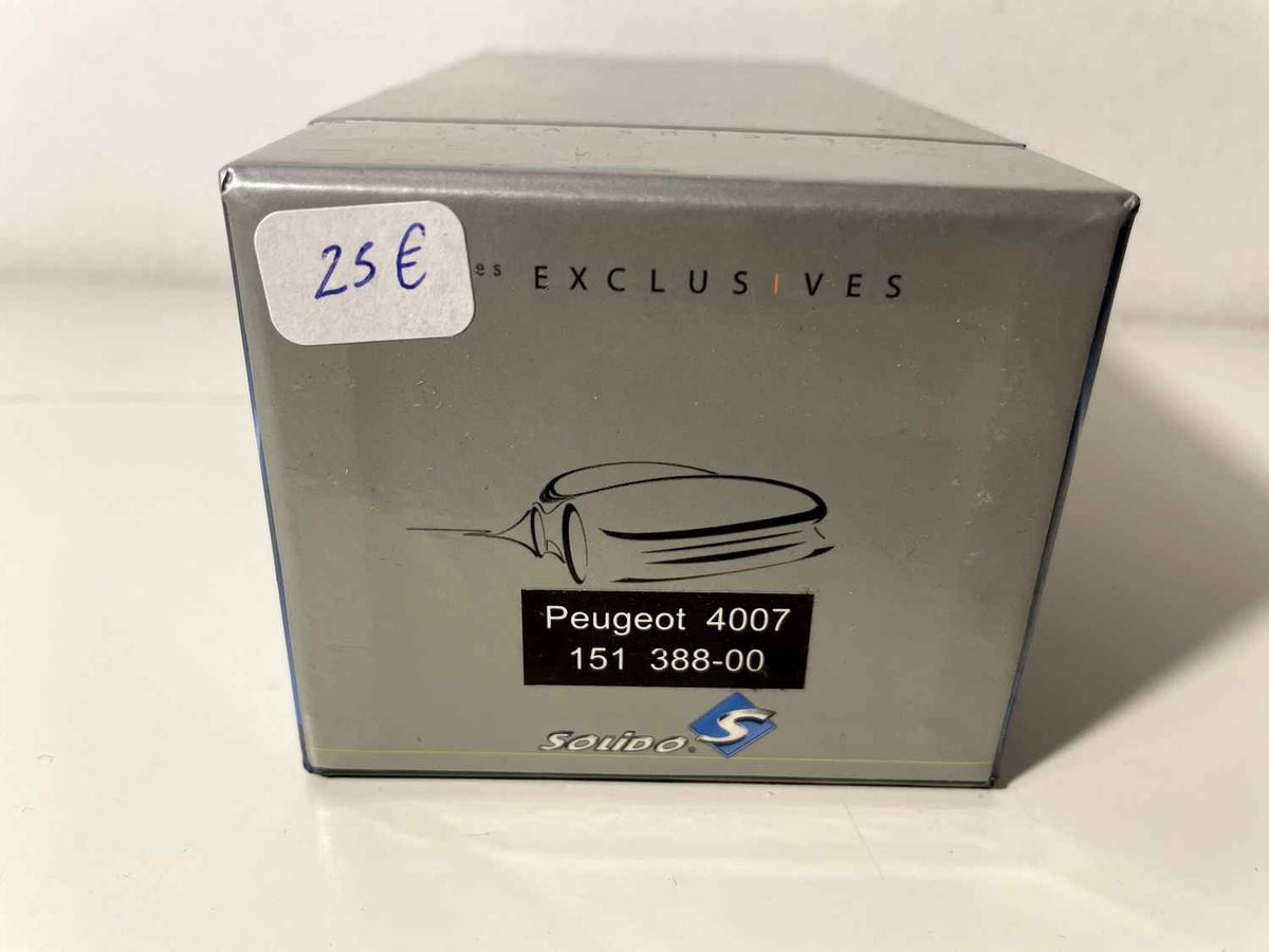 Peugeot 4007 grise (Solido référence 151 388-00) Boite en carton Bernard Miniatures