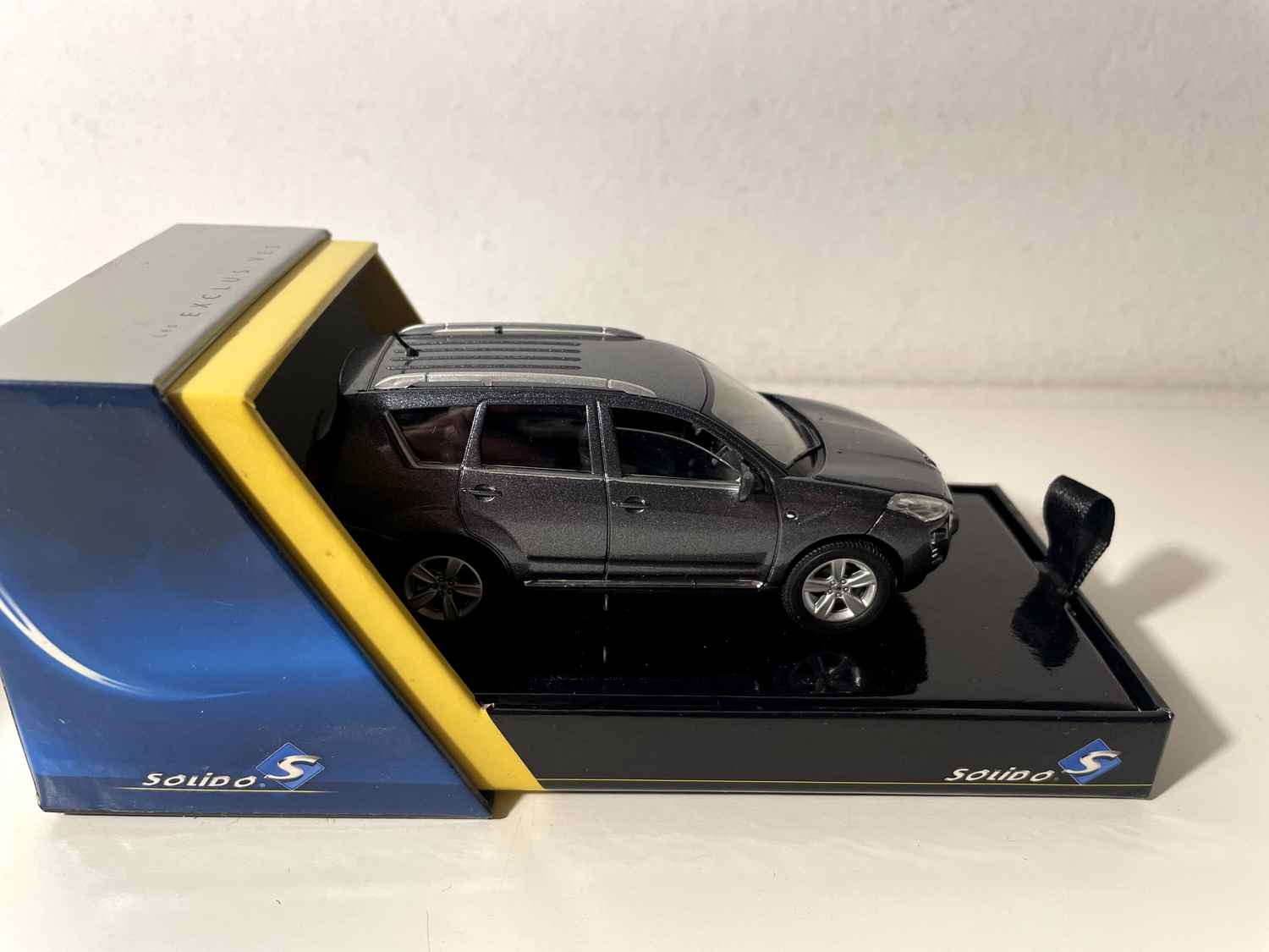 Peugeot 4007 grise (Solido référence 151 388-00) Boite en carton Bernard Miniatures