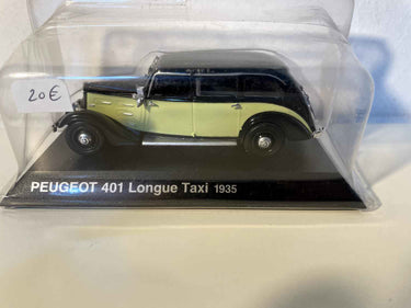 Peugeot 401 Longue TAXI vert et noir de 1935 Bernard Miniatures