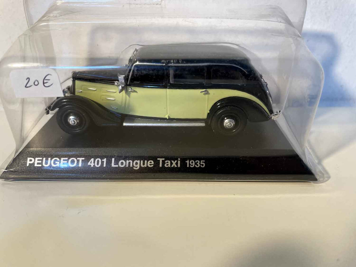 Peugeot 401 Longue TAXI vert et noir de 1935 Bernard Miniatures