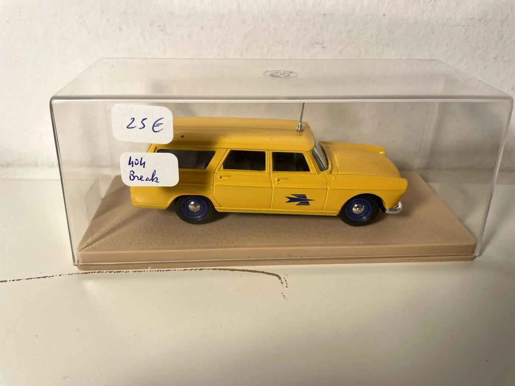 Peugeot 404 break jaune la Poste - PTT (ELIGOR) Bernard Miniatures