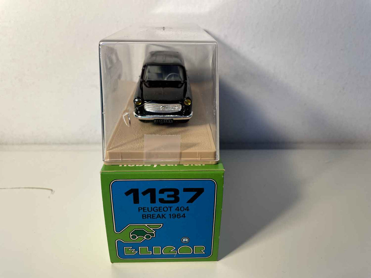 Peugeot 404 break noire de 1964 (Eligor) Bernard Miniatures